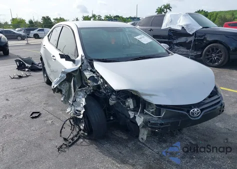 2016 Toyota Corolla Le from USA, damaged, VIN 5YFBURHE2GP548986